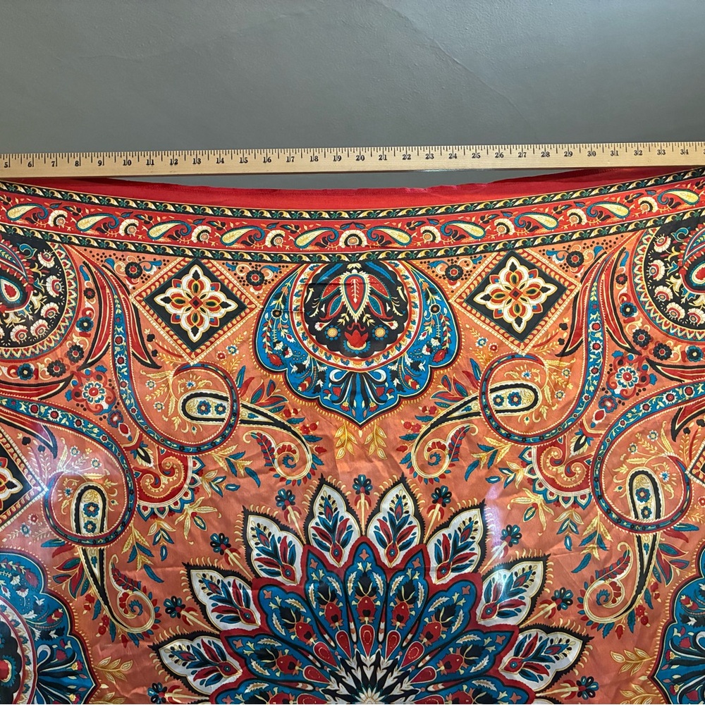 Silk Bohemian scarf